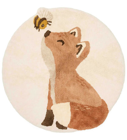 Little Dutch 카펫 - 110x110cm - 베이지 포함 여우/벌