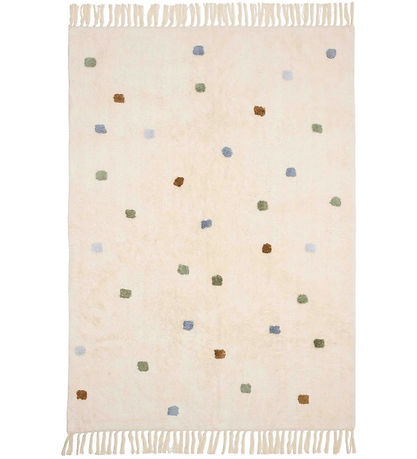 Tapis Little Dutch - 120x170 cm - Beige av. Bleu Points
