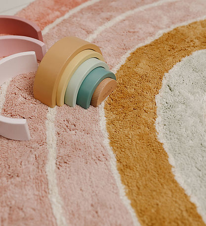 Little Dutch Teppich - 80x130 cm - Pink Regenbogen