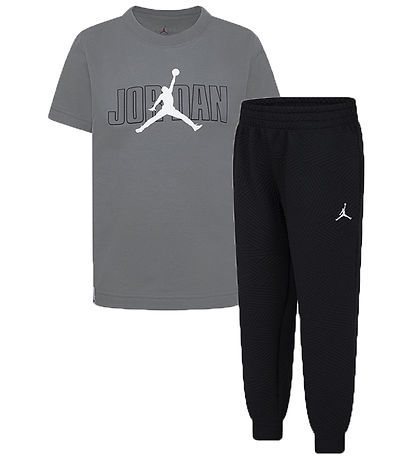 Jordan Set - Trousers/T-shirt - Black/Gray