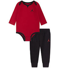 Jordan Set - Jogginghosen/Body L/æ - Schwarz/Rot Jordan Set - Jogginghosen/Body L/æ - Schwarz/Rot