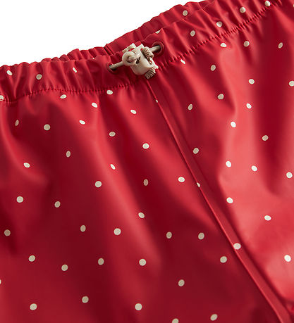MarMar Rain Pants - PU - Olaf - Red Dew Dot
