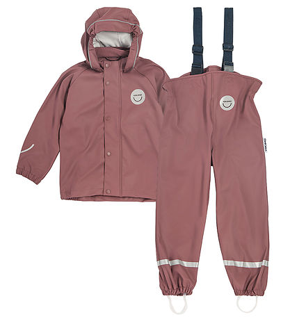 Viking Rainwear w. Suspenders - Jolly - Antique rose
