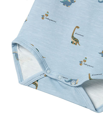 Name It Bodysuit L/æ - NbmDinos - Celestial Blue