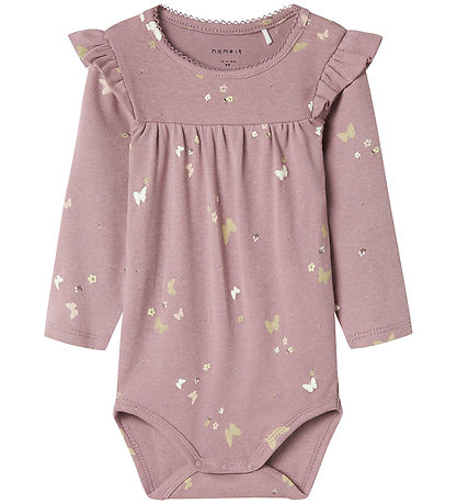 Name It Bodysuit L/æ - NbfThese - Elderberry