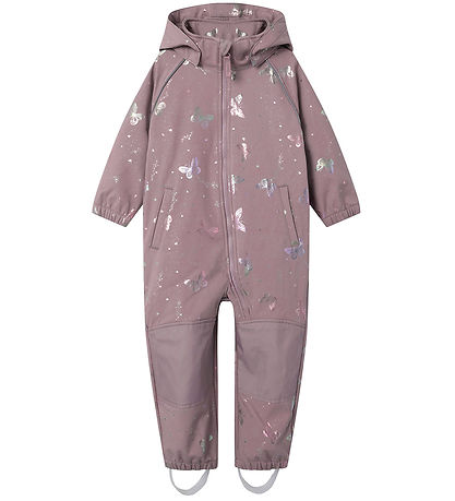 Name It Softshell Suit w. Fleece - Noos - NmfAlfa08 - Elderberry
