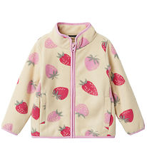 Name It Fleece Jacket - NmfMeeko - Fog w. Strawberry