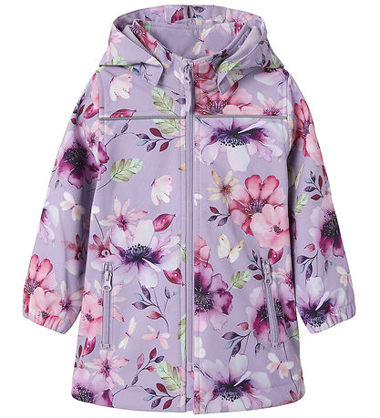 Name It Softshell Jacket w. Fleece - NmfAlfa08 - Heirloom Lilac/