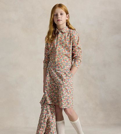 Polo Ralph Lauren Shorts - Linen - Multicolour w. Flowers