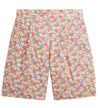 Polo Ralph Lauren Shorts - Linen - Multicolour w. Flowers Polo Ralph Lauren Shorts - Linen - Multicolour w. Flowers
