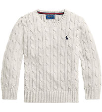 Polo Ralph Lauren Genser - Strikk - Hvit Polo Ralph Lauren Genser - Strikk - Hvit