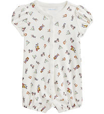 Polo Ralph Lauren Summer Romper - White w. Summer print Polo Ralph Lauren Summer Romper - White w. Summer print