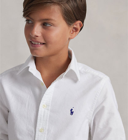 Chemise Polo Ralph Lauren - Lin - Blanc