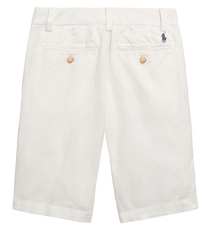 Polo Ralph Lauren Shorts - Linen- Preppy - White Polo Ralph Lauren Shorts - Linen- Preppy - White