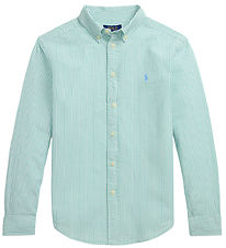Polo Ralph Lauren Shirt - Green/White Striped