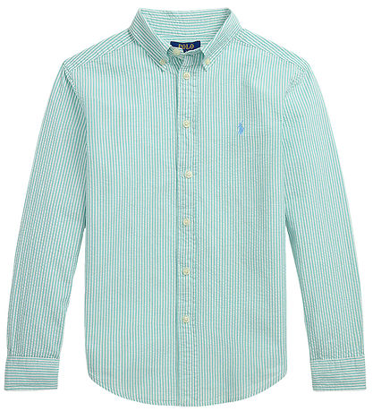 Polo Ralph Lauren Skjorta - Grön/Vitrandig