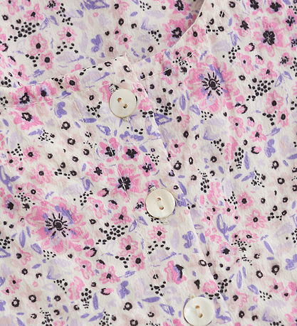 Creamie Klänning - Smörkräm m. Blommor Creamie Klänning - Smörkräm m. Blommor