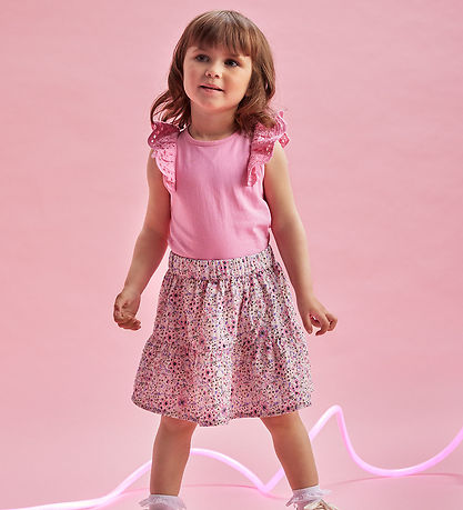 Top Creamie - Lace - Fleur de rosier av. Pointelle Top Creamie - Lace - Fleur de rosier av. Pointelle