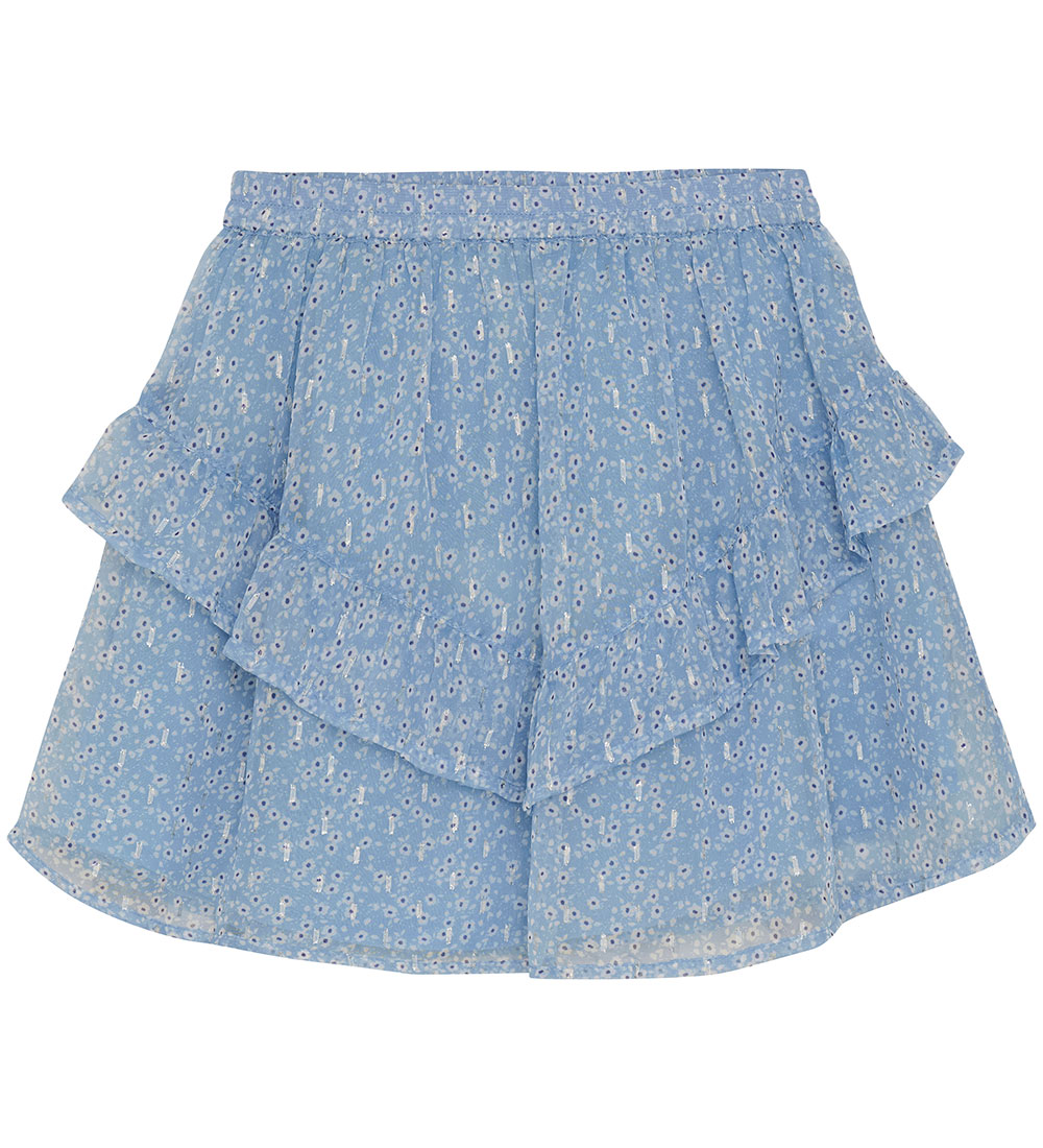 Jupe Creamie - Flower Lurex - Pour toujours Blue - Creamie - 10 ans 140 - Jupe 24 €
