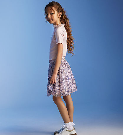 Creamie Skirt - Flower Dobby - Lotus