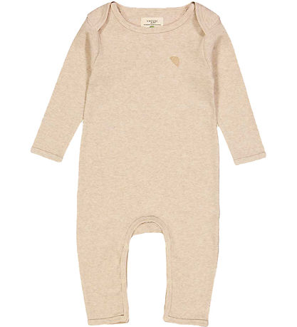 VACVAC Pyjamahaalari - Joustinneule - Carlet - Light Latte melan VACVAC Pyjamahaalari - Joustinneule - Carlet - Light Latte melan