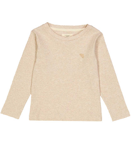 Blouse VACVAC - Rib - Carlet - Light Latte mélange Blouse VACVAC - Rib - Carlet - Light Latte mélange