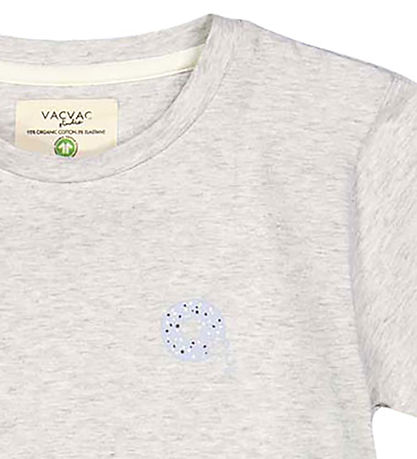 VACVAC T-shirt - Mission - Light Grey Melange