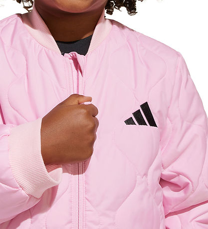 adidas Performance Puffer Jacket - LK LT PAD JKT- Trupnk/Black