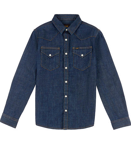 Chemise Lee - Denim - Western - Mid Lavage