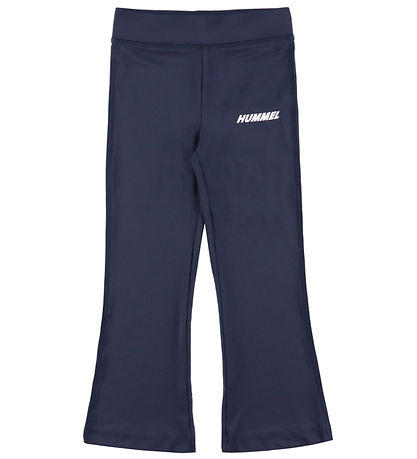 Hummel Trousers - hmlAya - High Rise Flare Pants - Parisian Nigh