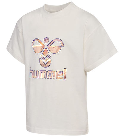 Hummel T-Shirt - hmlSwirly - Marshmallow
