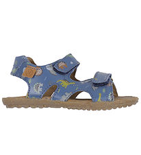 Naturino Sandals - Sky - Azure w. Dinosaurs Naturino Sandals - Sky - Azure w. Dinosaurs