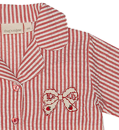 That's Mine Shirt - Ino - Red Stripe