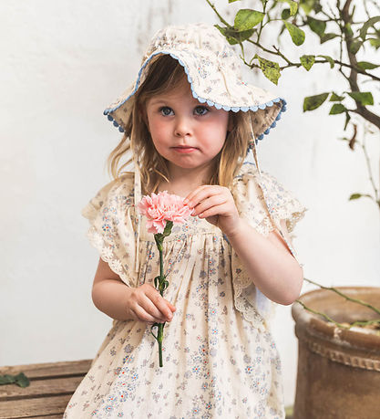 That's Mine Sun Hat - Hilda - Viscose/Linen - Sprinkles Hearts Y