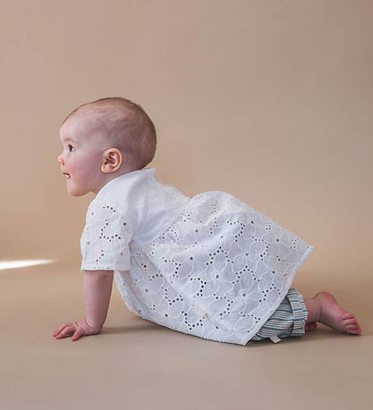 That's Mine Dress - Ilia - Brilliant White w. Pointelle
