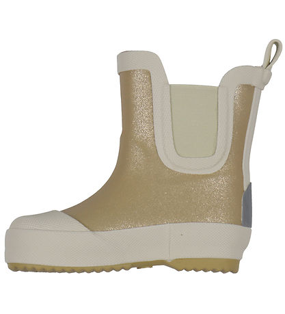 Mikk-Line Rubber Boots - Card - Wellies Short Glitter - Kelp