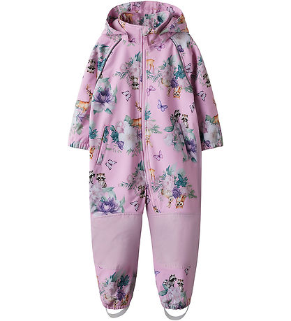 Name It Softshell Suit w. Fleece - Noos - NmfAlfa08 - Pink Laven