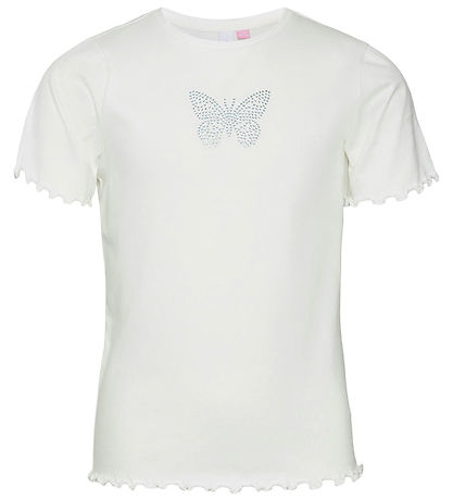 Vero Moda Girl T-shirt - VmLilo - Snow White/Bow Tie