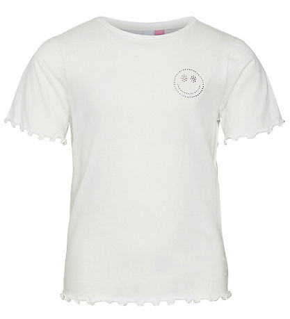 Vero Moda Girl T-shirt - VmLilo - Snow White/Smiley