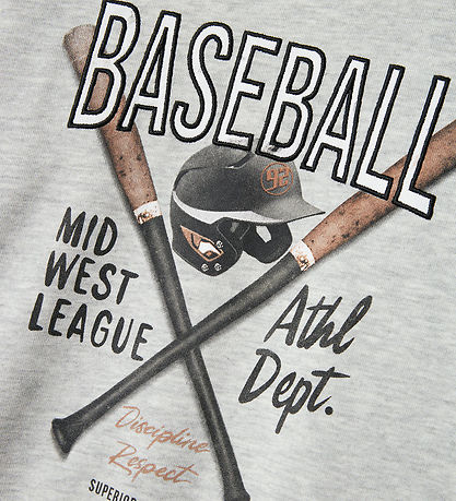 Name It Sweatshirt - NkmDemmo - Light Grey Melange