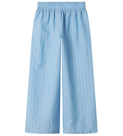 Name It Trousers - NkfDemman - Provence/White and gray w. Stripe Name It Trousers - NkfDemman - Provence/White and gray w. Stripe