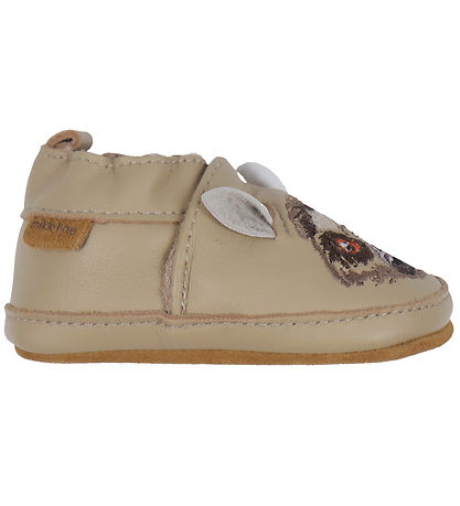 Mikk-Line Leren Slippers - Doeskin Mikk-Line Leren Slippers - Doeskin