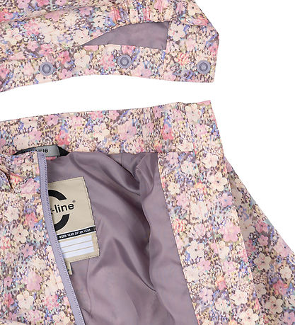 Mikk-Line Lightweight Jacket - Lavender Aura w. Flowers