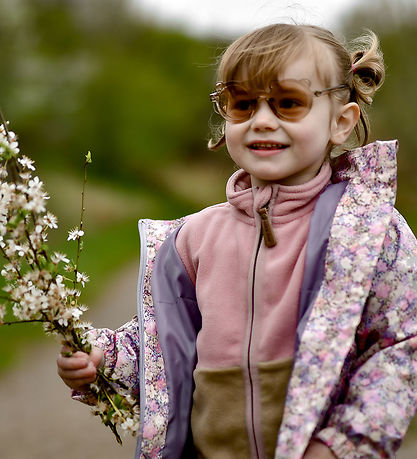 Mikk-Line Lightweight Jacket - Lavender Aura w. Flowers