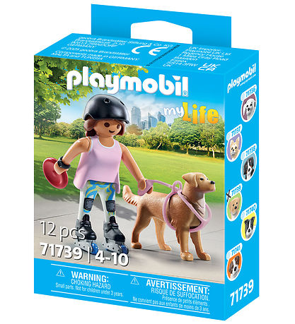 Playmobil My Life - Skater w. Retriever - 71739 - 12 Parts