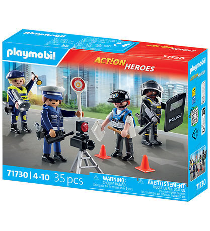 Playmobil Action Heroes - Police figures-Set - 71730 - 35 Parts Playmobil Action Heroes - Police figures-Set - 71730 - 35 Parts