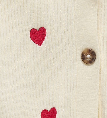 Kids Only Cardigan - Rib - Knitted - KogDana - Birch/Packing Hea Kids Only Cardigan - Rib - Knitted - KogDana - Birch/Packing Hea