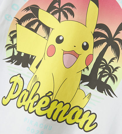 Name It T-shirt - NkfFami - Pokémon - Bright White