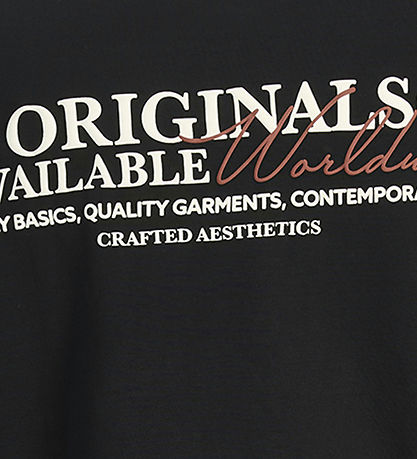 Jack & Jones T-shirt - JorIslington - Black w. Print