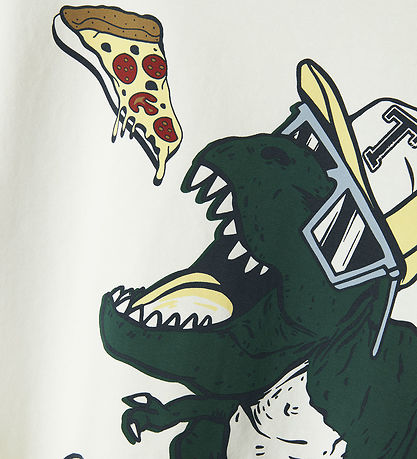 Name It T-shirt - 2-Pack - NmmDino - Cloud Dancer/Cream de menth Name It T-shirt - 2-Pack - NmmDino - Cloud Dancer/Cream de menth